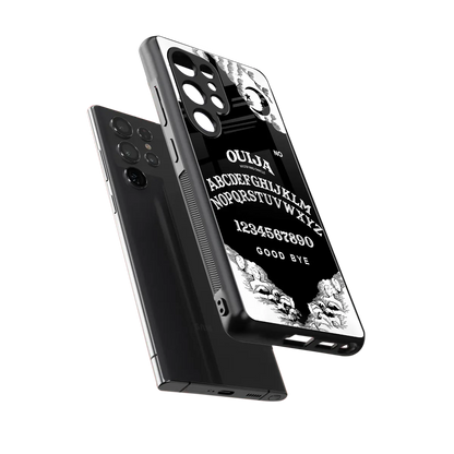 Ouija sleek samsung galaxy s25 ultra cover with tempered glass back and TPU edges