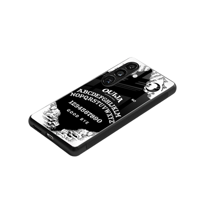 Ouija stylish phone case for samsung galaxy s24 | glossy glass and slim fit