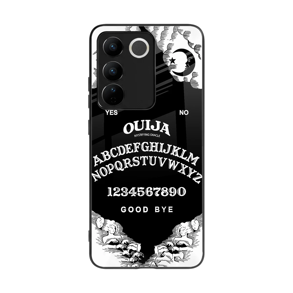 Ouija back phone cover | glass case for vivo v27 5g