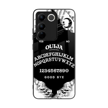 Ouija back phone cover | glass case for vivo v27 5g