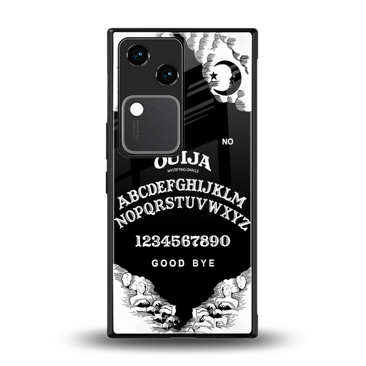 Ouija back phone cover | glass case for vivo v30