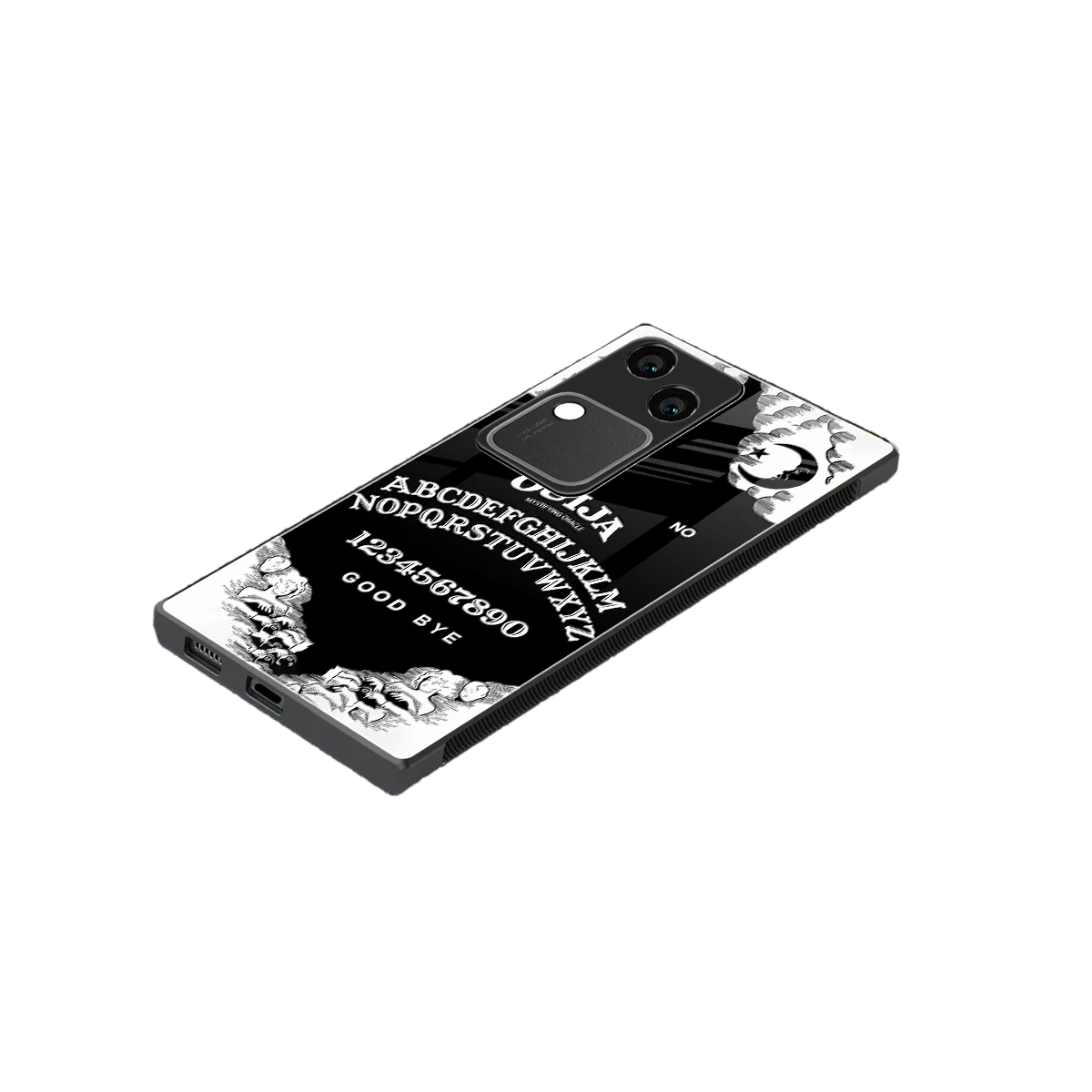 Ouija stylish phone case for vivo v30 | glossy glass and slim fit