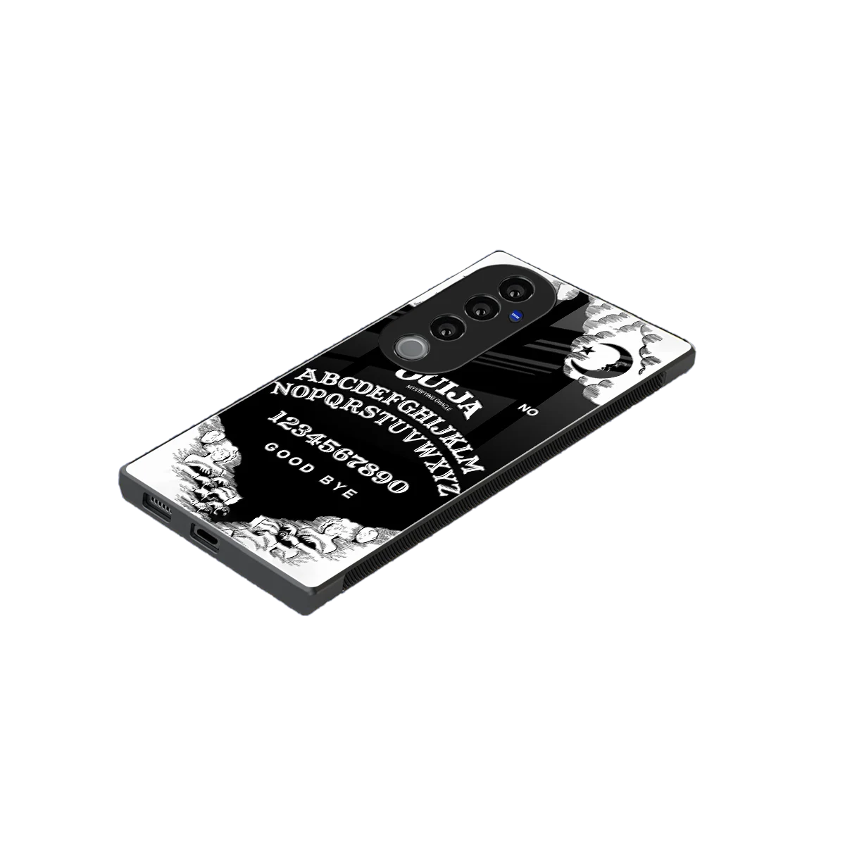 Ouija stylish phone case for vivo v40 pro | glossy glass and slim fit