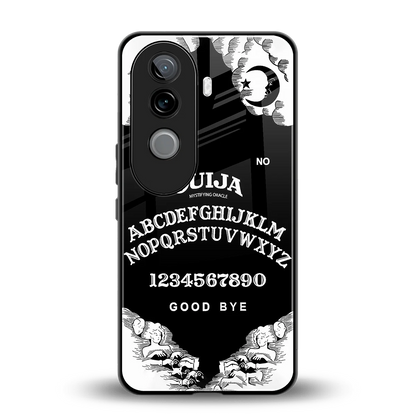 Ouija back phone cover | glass case for vivo v40e