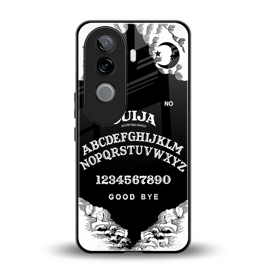 Ouija back phone cover | glass case for vivo v40e