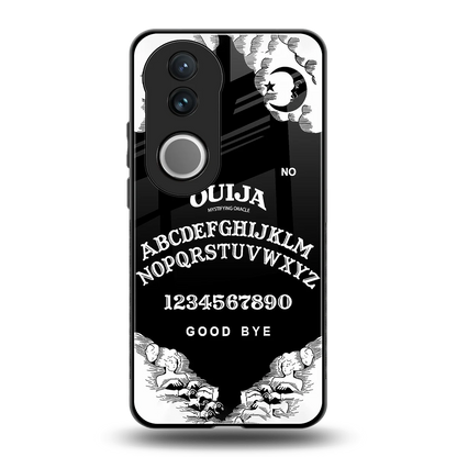 Ouija back phone cover | glass case for vivo v50