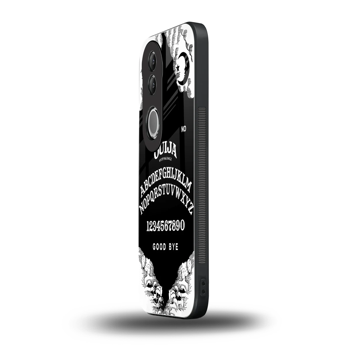 Ouija vivo v50 mobile cover | shockproof glass phone case