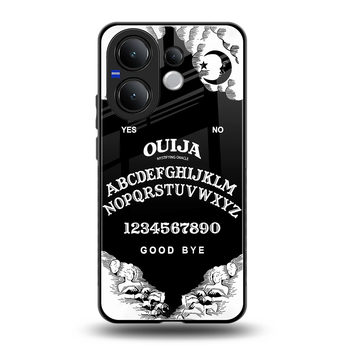 Ouija back phone cover | glass case for vivo v60