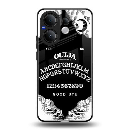 Ouija back phone cover | glass case for vivo v60