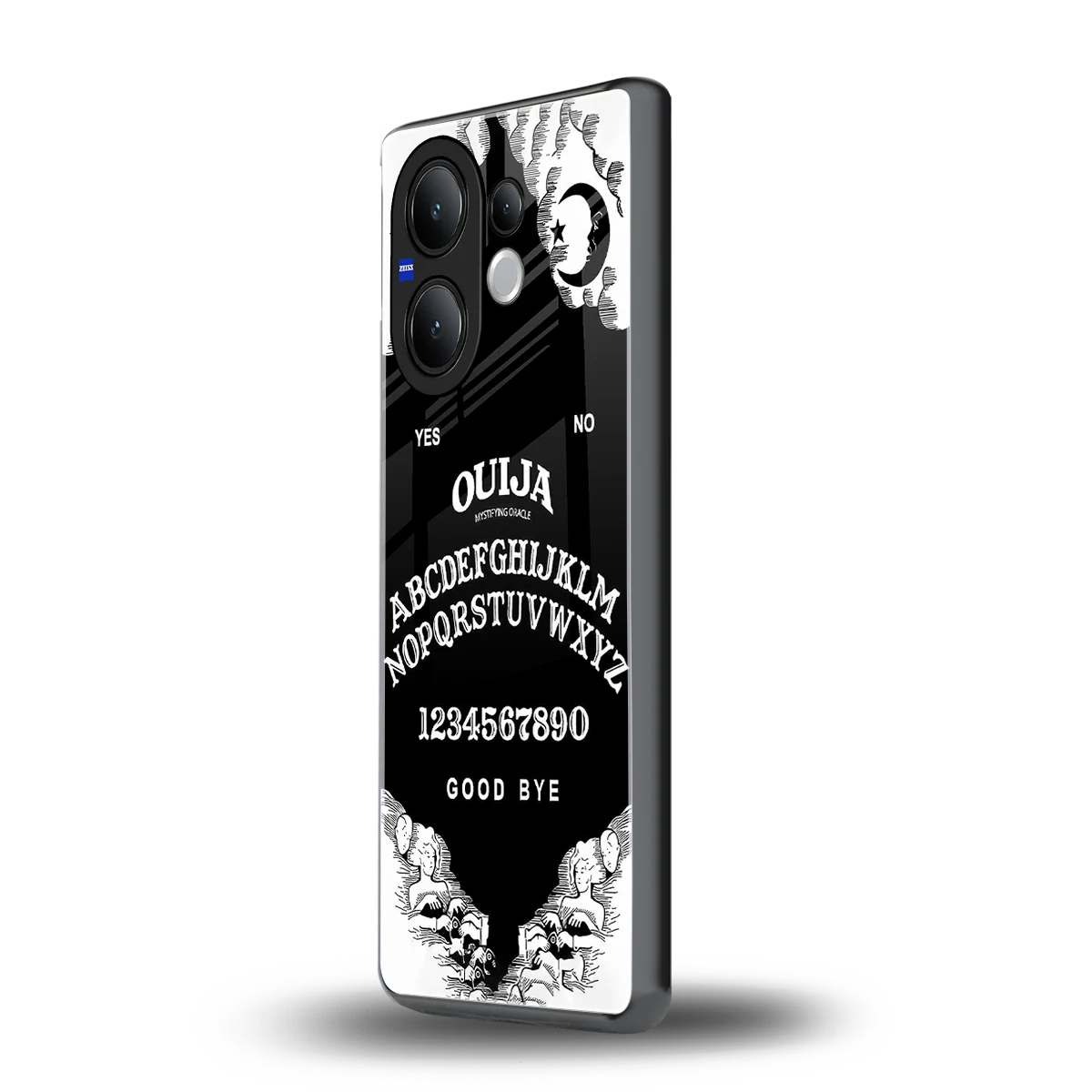 Ouija vivo v60 mobile cover | shockproof glass phone case