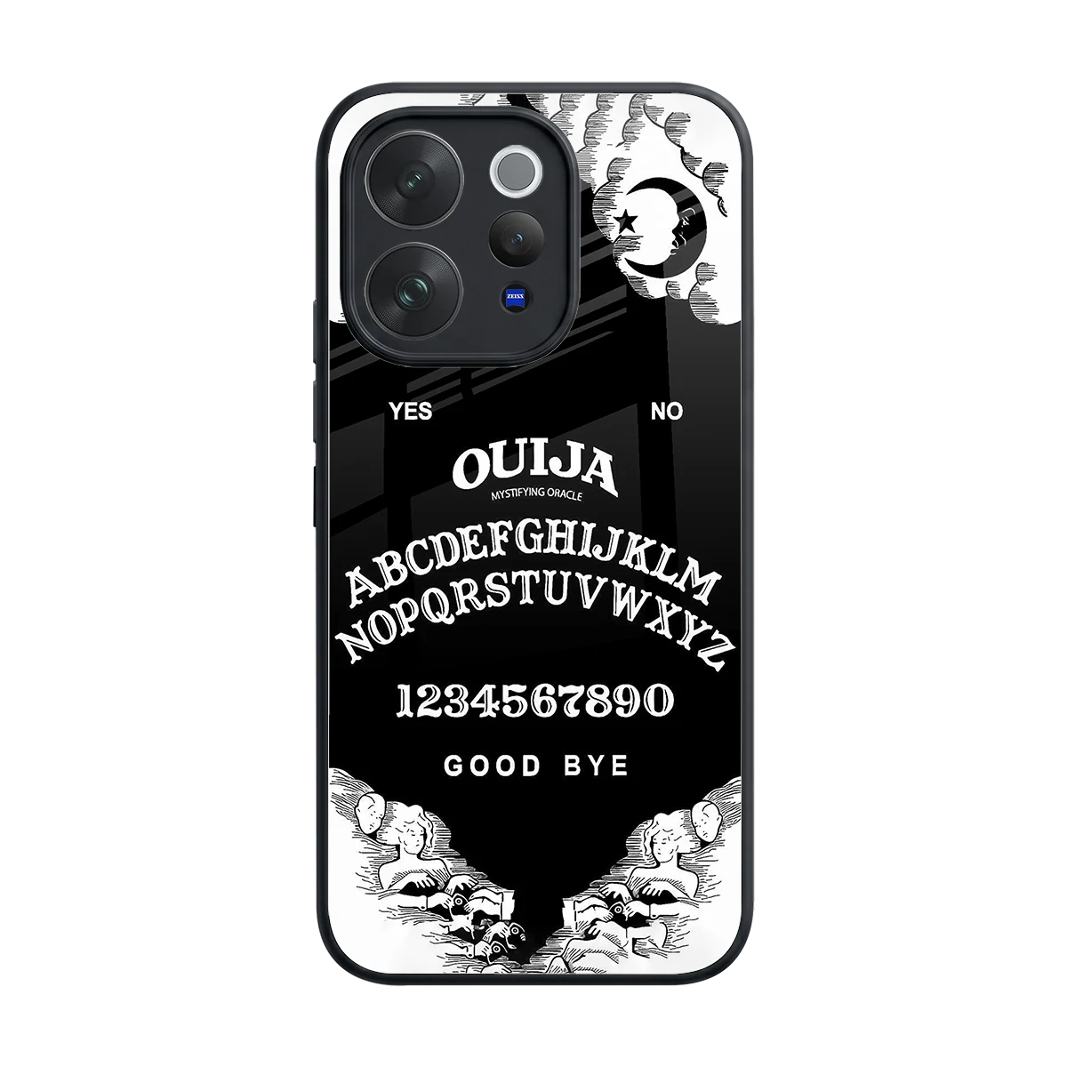 Ouija back phone cover | glass case for vivo v70