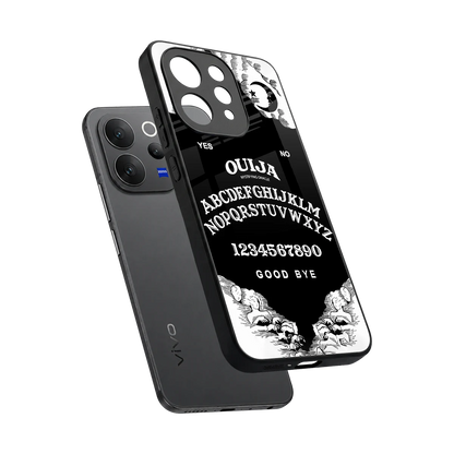 Ouija sleek vivo v70 elite cover with tempered glass back and TPU edges