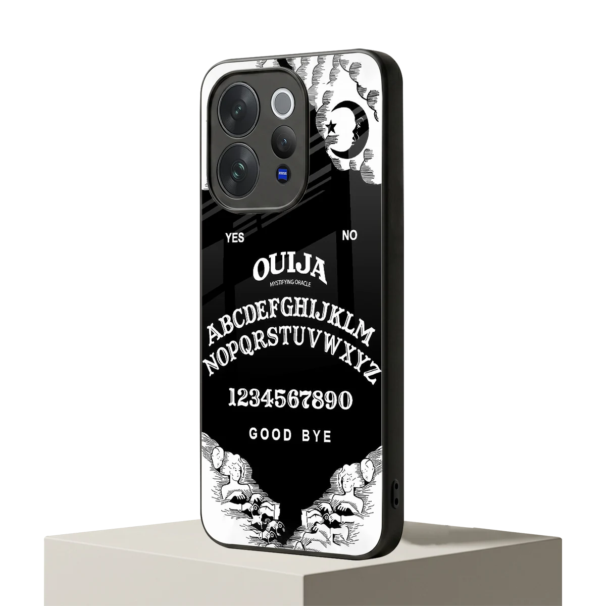 Ouija vivo v70 elite mobile cover | shockproof glass phone case