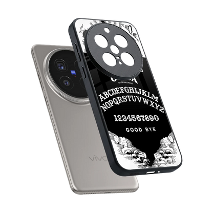 Ouija sleek vivo x200 pro cover with tempered glass back and TPU edges