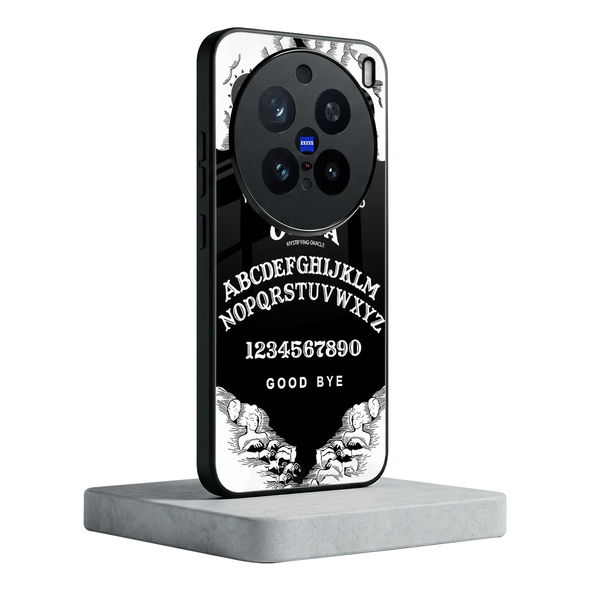 Ouija vivo x200 pro mobile cover | shockproof glass phone case