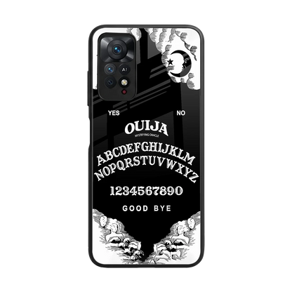 Ouija back phone cover | glass case for redmi note 11 pro