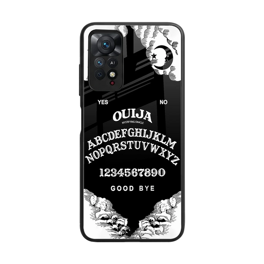 Ouija back phone cover | glass case for redmi note 11 pro