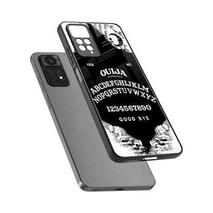 Ouija sleek redmi note 11 pro cover with tempered glass back and TPU edges