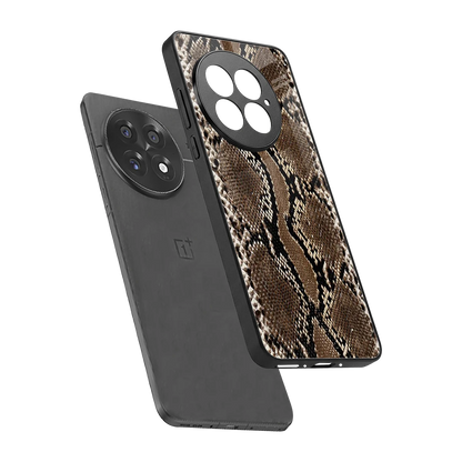 Ouroboros sleek oneplus 13 cover with tempered glass back and TPU edges
