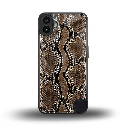 Ouroboros back phone cover | glass case for cmf nothing phone 1