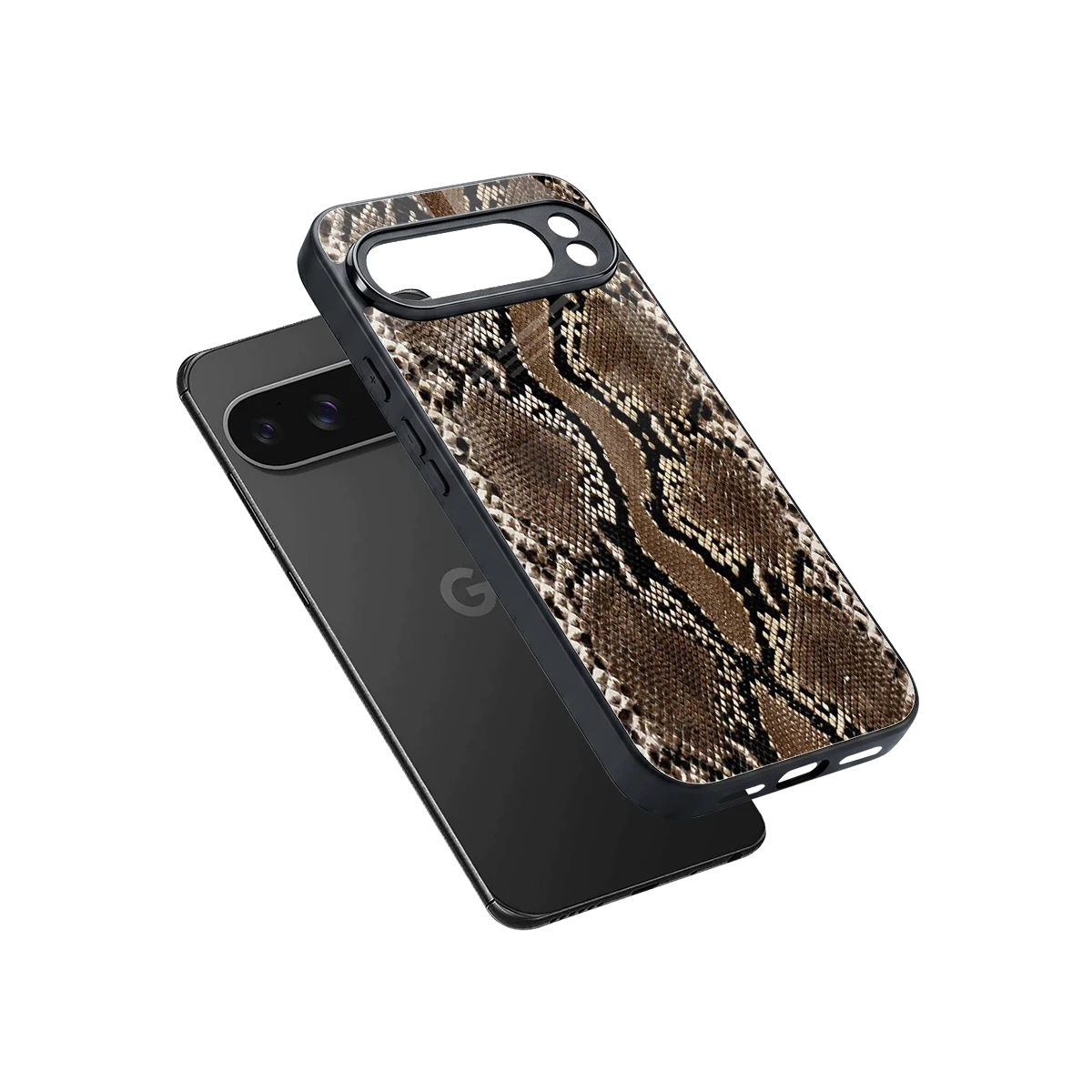 Ouroboros sleek google pixel 10 pro xl cover with tempered glass back and TPU edges