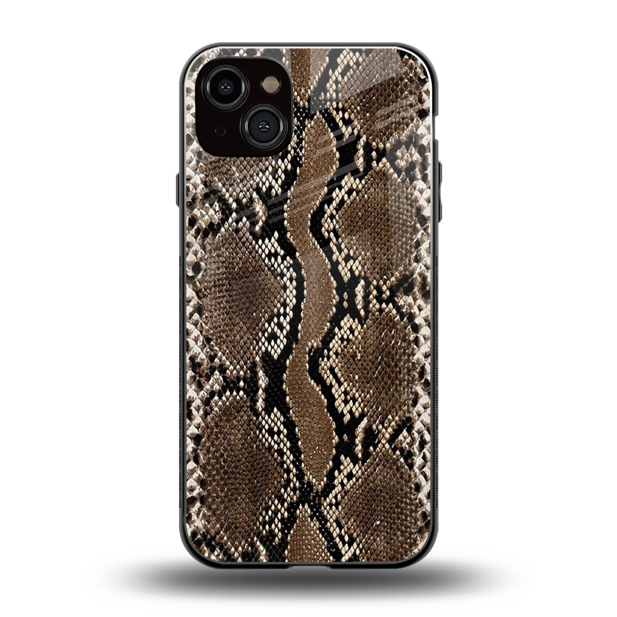 Ouroboros back phone cover | glass case for iphone 15 plus