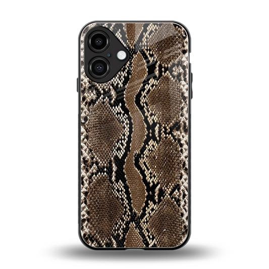 Ouroboros back phone cover | glass case for iphone 16 plus