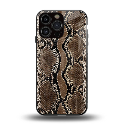 Ouroboros back phone cover | glass case for iphone 16 pro max