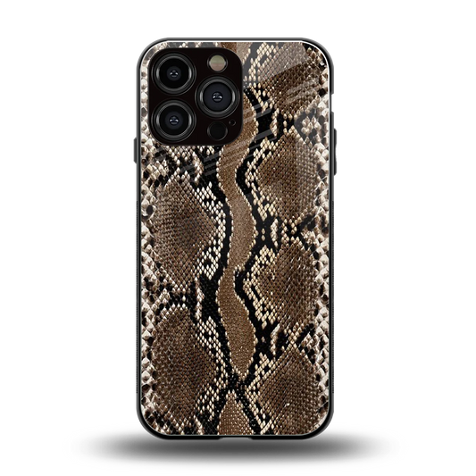 Ouroboros back phone cover | glass case for iphone 16 pro max