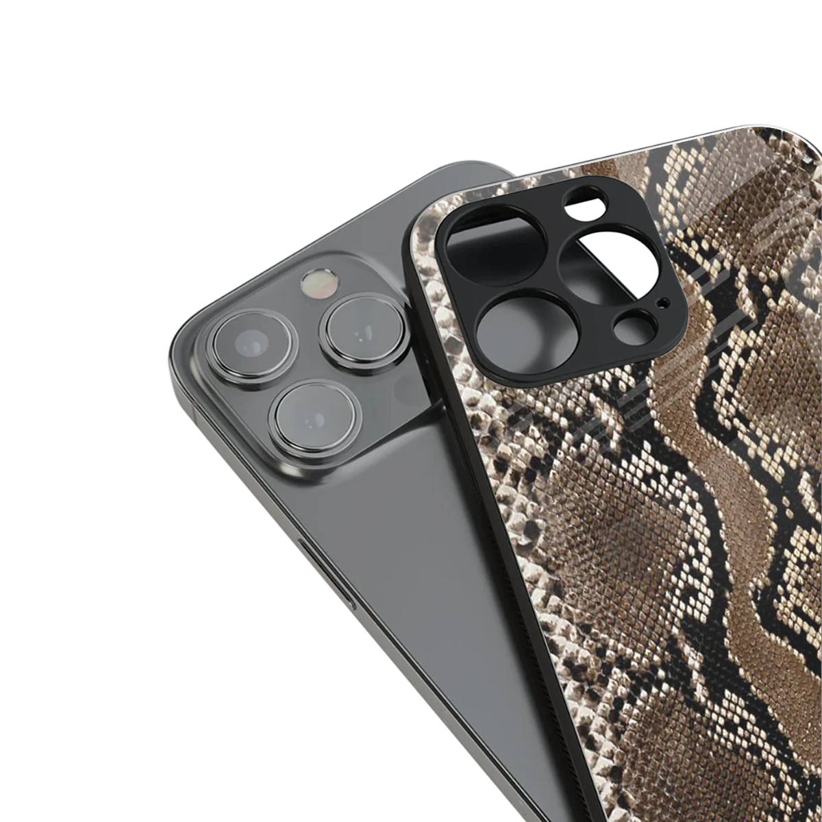 Ouroboros stylish phone case for iphone 13 | glossy glass and slim fit