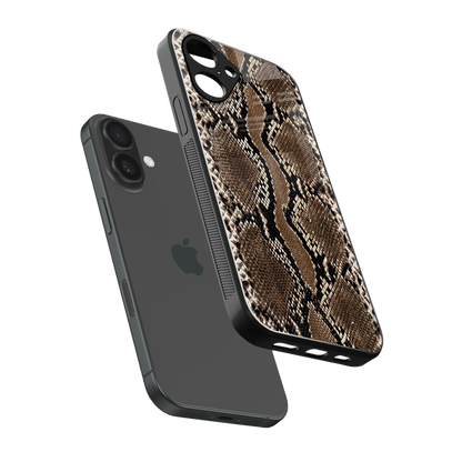 Ouroboros sleek iPhone 16 cover with tempered glass back and TPU edges