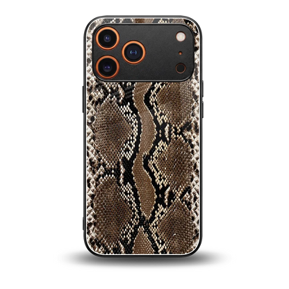 Ouroboros back phone cover | glass case for iphone 17 pro max