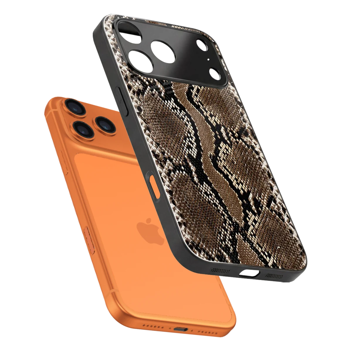 Ouroboros sleek iphone 17 pro max cover with tempered glass back and TPU edges
