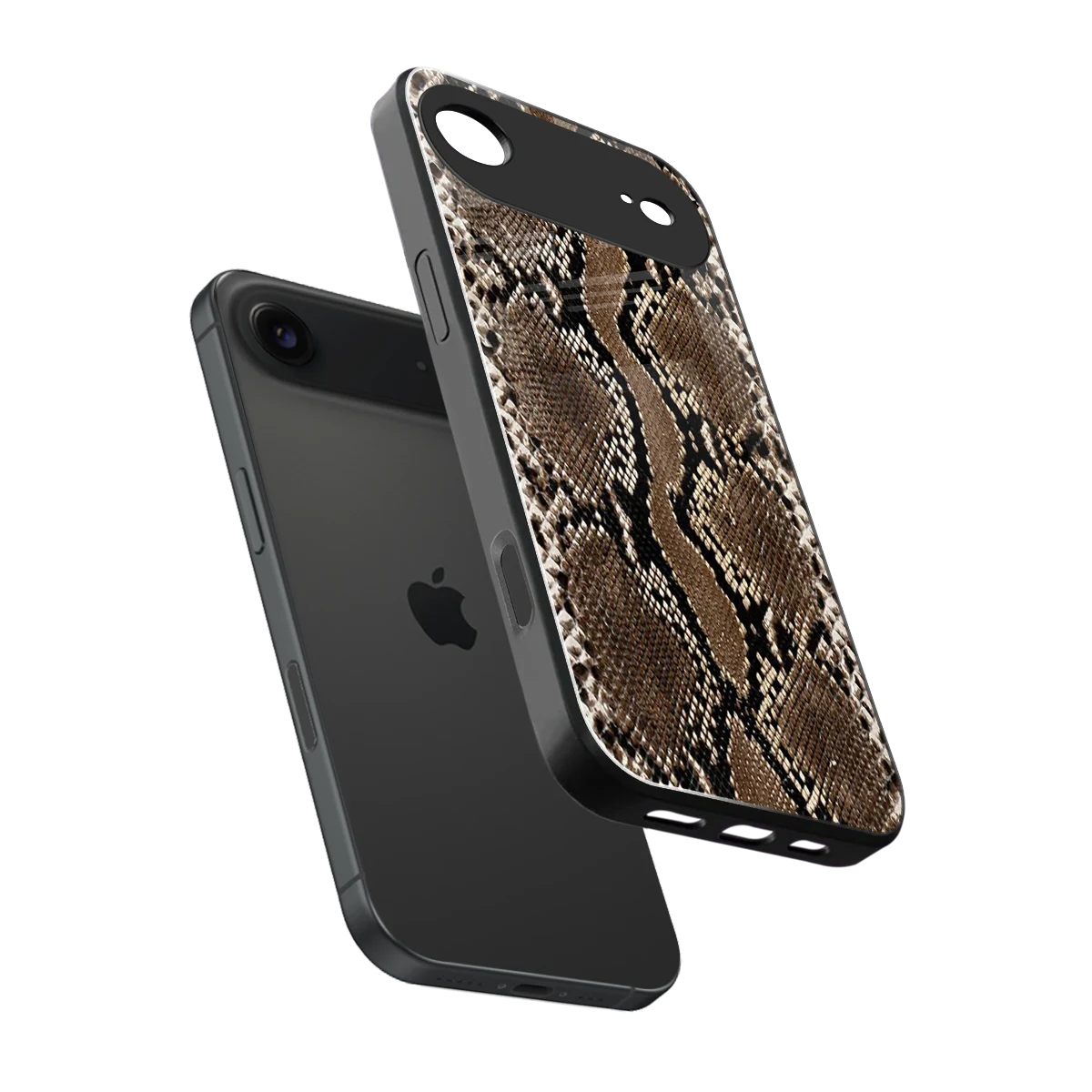 Ouroboros sleek iphone air cover with tempered glass back and TPU edges