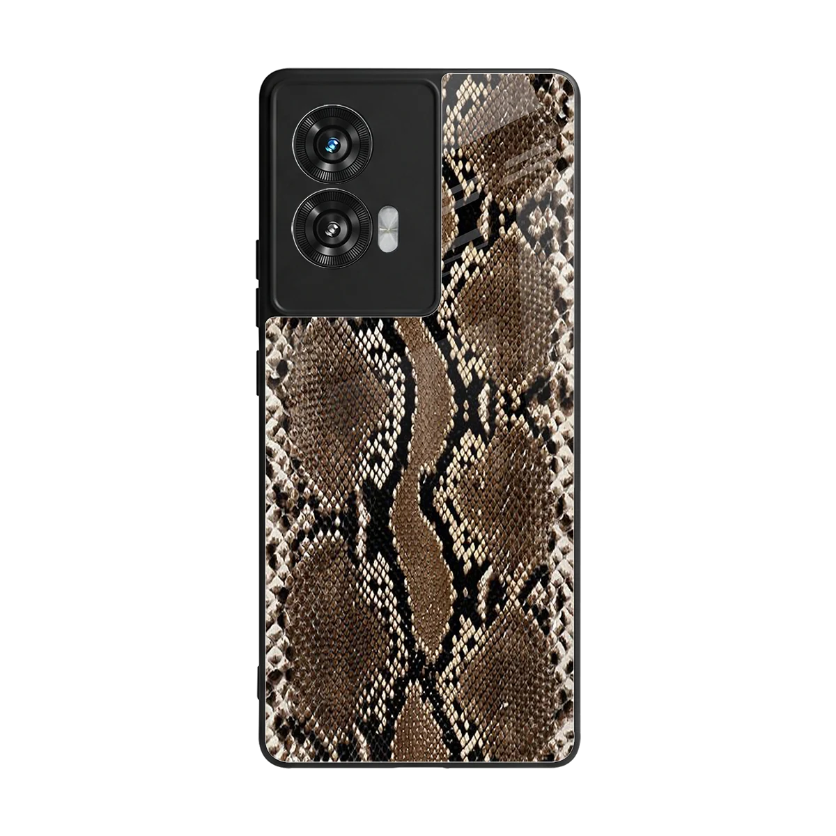 Ouroboros back phone cover | glass case for motorola edge 50 fusion