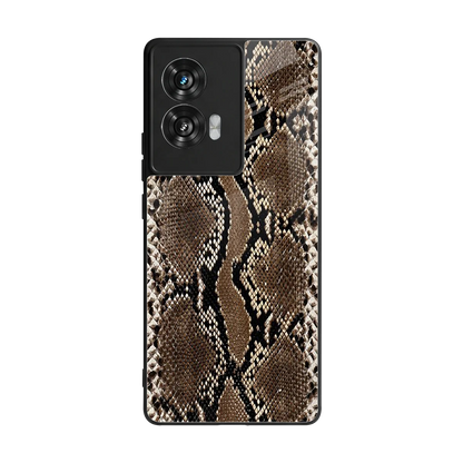 Ouroboros back phone cover | glass case for motorola edge 50 fusion