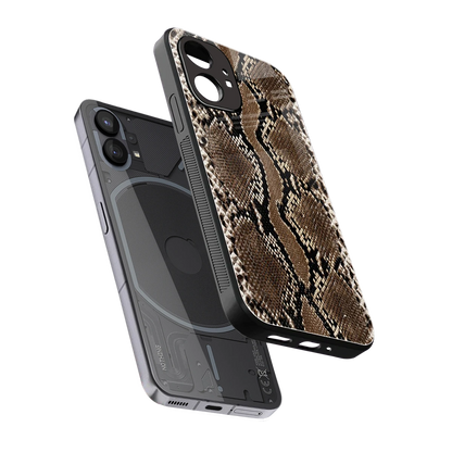 Ouroboros sleek nothing phone 1 cover with tempered glass back and TPU edges