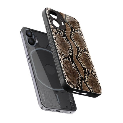 Ouroboros sleek nothing phone 2 cover with tempered glass back and TPU edges