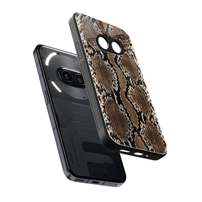 Ouroboros sleek nothing phone 2a cover with tempered glass back and TPU edges