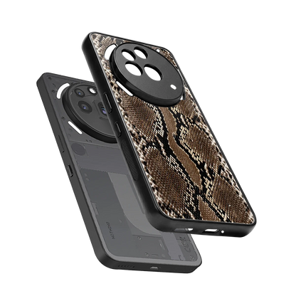 Ouroboros sleek nothing phone 3a pro cover with tempered glass back and TPU edges