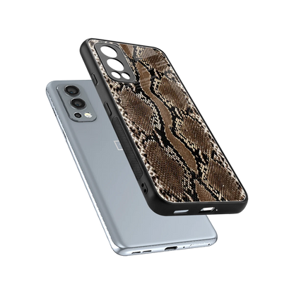 Ouroboros sleek oneplus nord 2 cover with tempered glass back and TPU edges