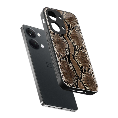 Ouroboros sleek oneplus nord 3 cover with tempered glass back and TPU edges