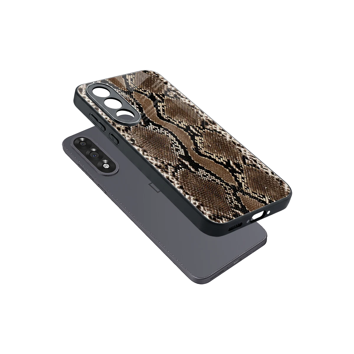 Ouroboros sleek oneplus nord 5 cover with tempered glass back and TPU edges