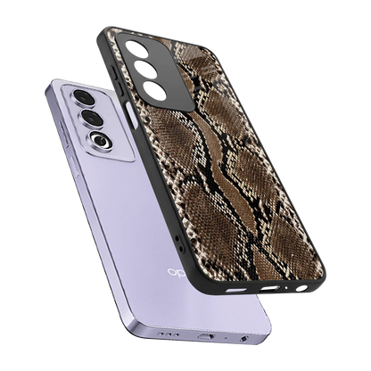 Ouroboros sleek oppo a3 pro cover with tempered glass back and TPU edges