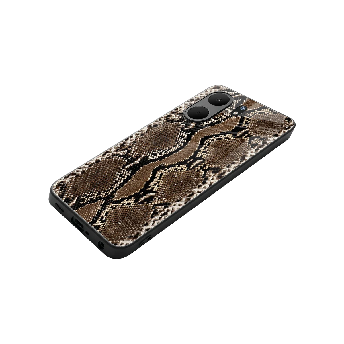Ouroboros stylish phone case for oppo a5x 5g | glossy glass and slim fit