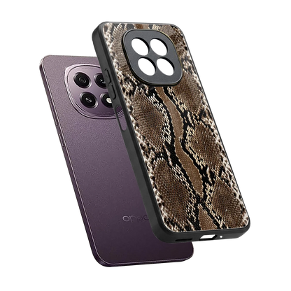 Ouroboros sleek oppo f29 5g cover with tempered glass back and TPU edges