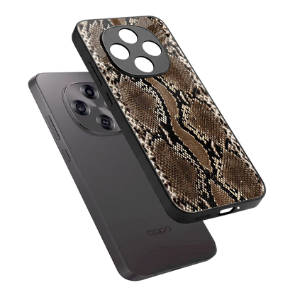 Ouroboros sleek oppo f31 pro 5g cover with tempered glass back and TPU edges