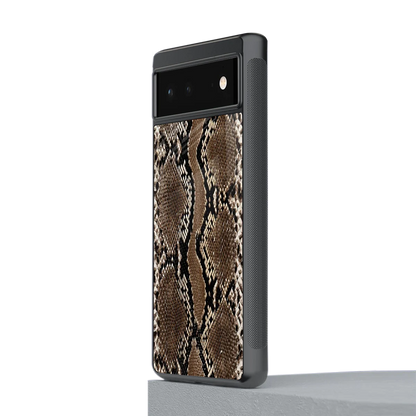 Ouroboros stylish phone case for google pixel 6a | glossy glass and slim fit