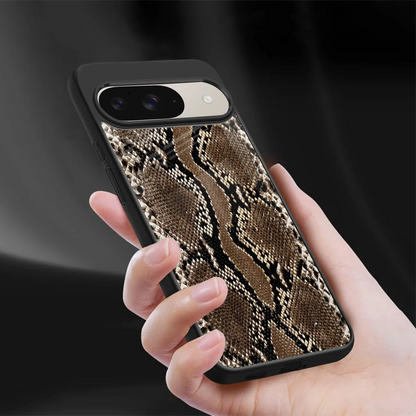 Ouroboros sleek google pixel 9 cover with tempered glass back and TPU edges