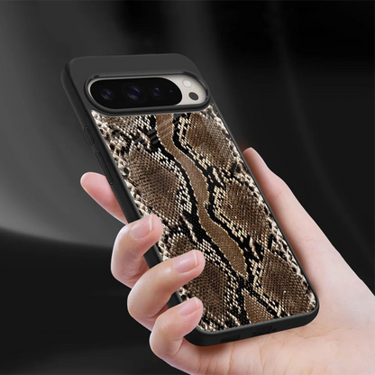 Ouroboros sleek google pixel 9 pro xl cover with tempered glass back and TPU edges